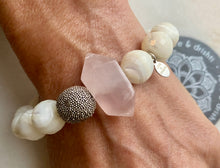 Load image into Gallery viewer, Rose Quartz + Mother of Pearl