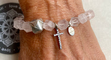 Load image into Gallery viewer, CZ Cross bracelet