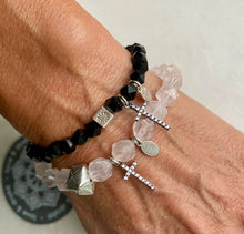 Load image into Gallery viewer, CZ Cross bracelet