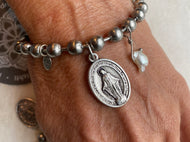 Miraculous Medallion ball chain bracelet