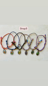 Set of six Devotional bracelets
