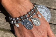 Load image into Gallery viewer, Guardian Angel | Jesus Sacred Heart bracelet
