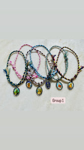 Set of six Devotional bracelets