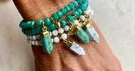 Petite Crystal Point Bracelet