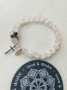 CZ Cross bracelet