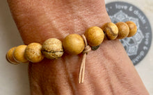 Load image into Gallery viewer, Palo Santo + Picture Jasper bracelet
