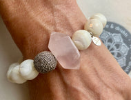 Rose Quartz + Mother of Pearl