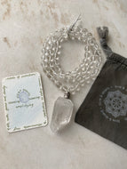 Seeds of Intention Mala | Clear Quartz
