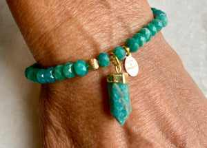Petite Crystal Point Bracelet