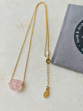 Load image into Gallery viewer, Morganite + Seed Pearl Pendant
