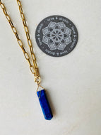 Lapis Drop Pendant