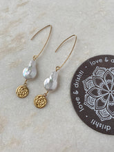 Load image into Gallery viewer, Rose Spiral Earrings
