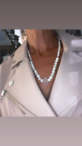 Rose Quartz + Mother of Pearl Wrap