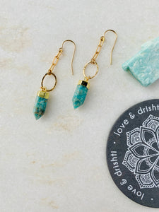 Amazonite Point | Earrings