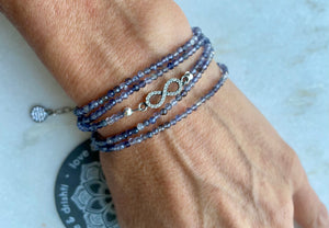 Infinity Wrap | Iolite | silver