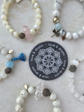 Load image into Gallery viewer, Rose Quartz + Mother of Pearl bracelet
