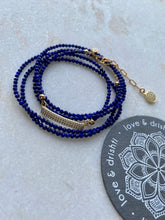 Load image into Gallery viewer, Raise the Bar Wrap  | Lapis | gold
