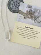 Clear Quartz Crystal | silver