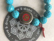 Load image into Gallery viewer, Tibetan Om with red leather
