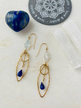 Load image into Gallery viewer, Hamsa + Lapis | Earrings
