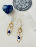 Hamsa + Lapis | Earrings
