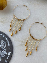 Load image into Gallery viewer, Citrine + Spikes | Earrings
