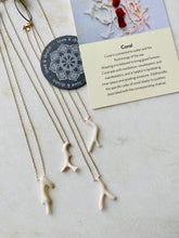 Load image into Gallery viewer, White Coral Pendant | petite
