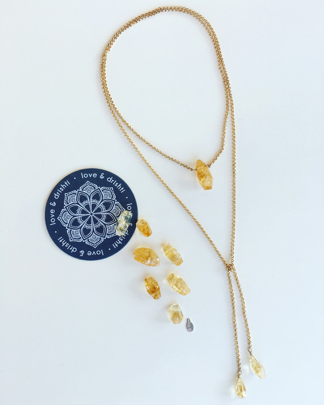 Citrine Lariat